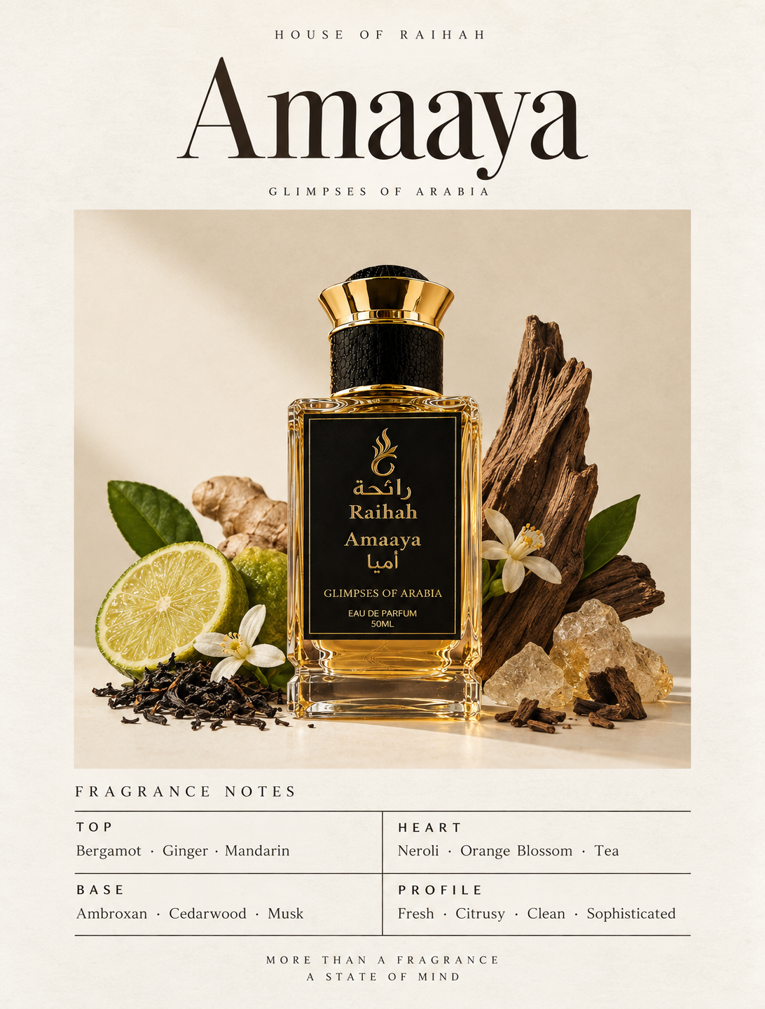 Amaaya fragrance notes