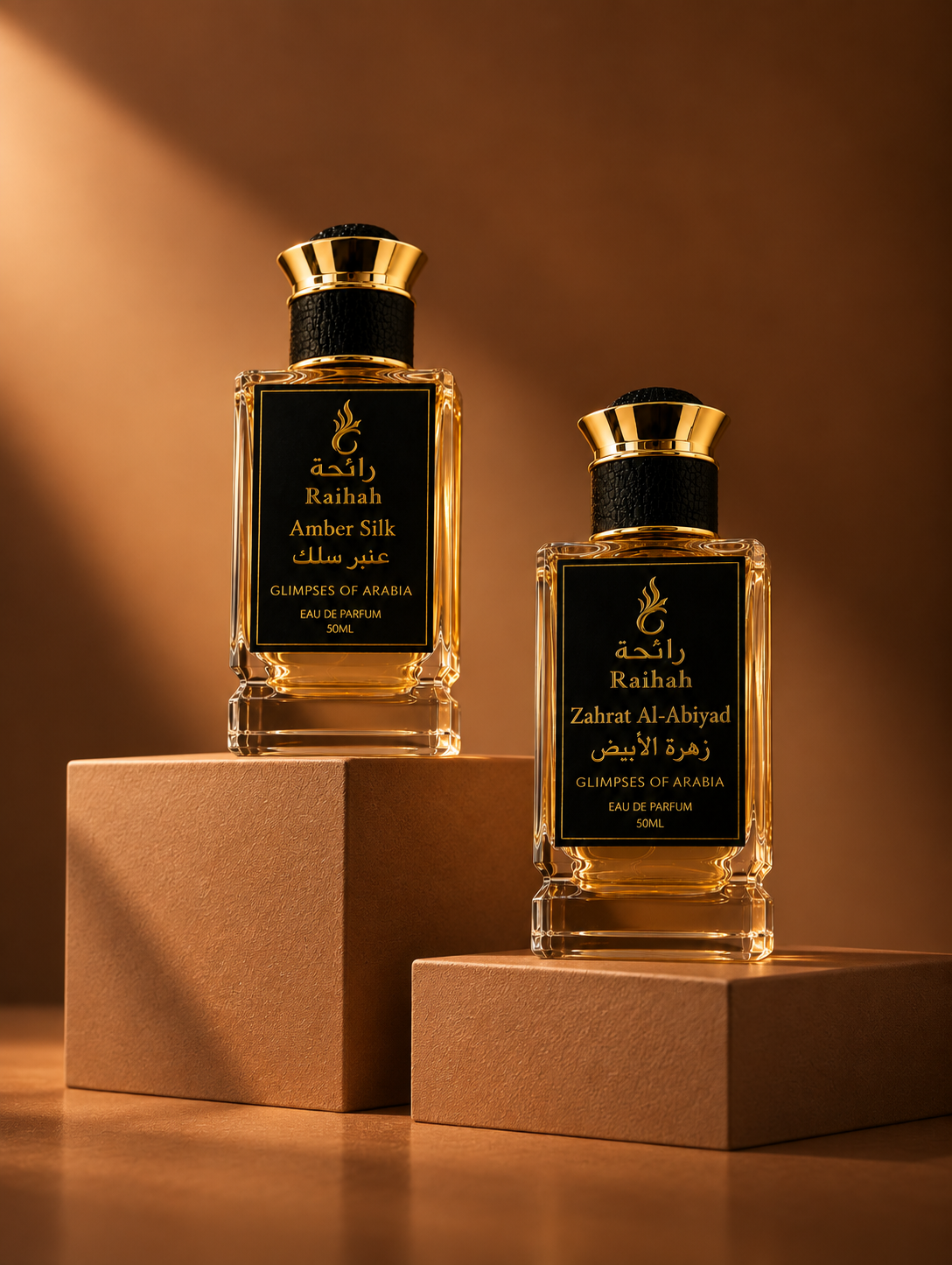 Amber Silk and Zahrat Al-Abiyad Raihah Duo Combo