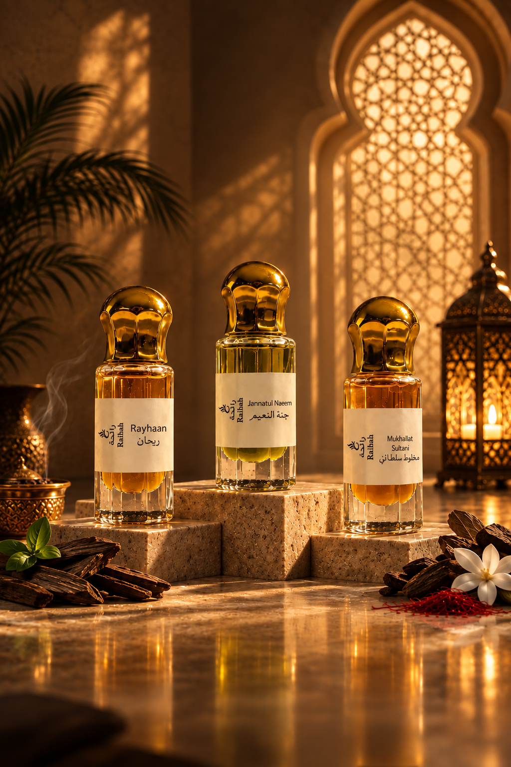Everyday Elegance Attar Trio featuring Rayhaan, Jannatul Naeem and Mukhallat Sultani