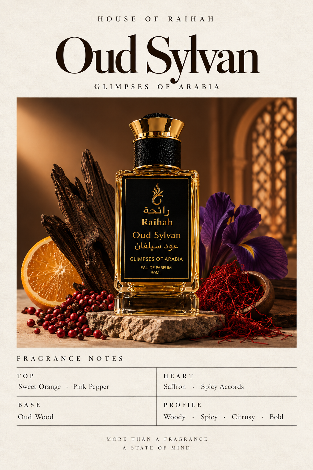 Oud Sylvan fragrance notes