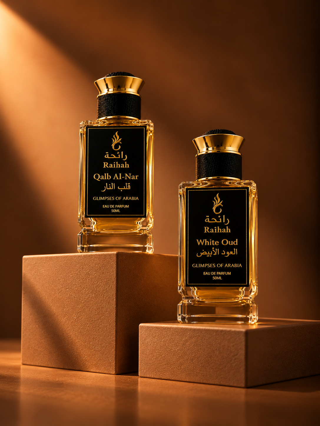 Qalb Al Nar and White Oud Raihah Duo Combo